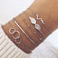 r Women Handmade Round Braclets