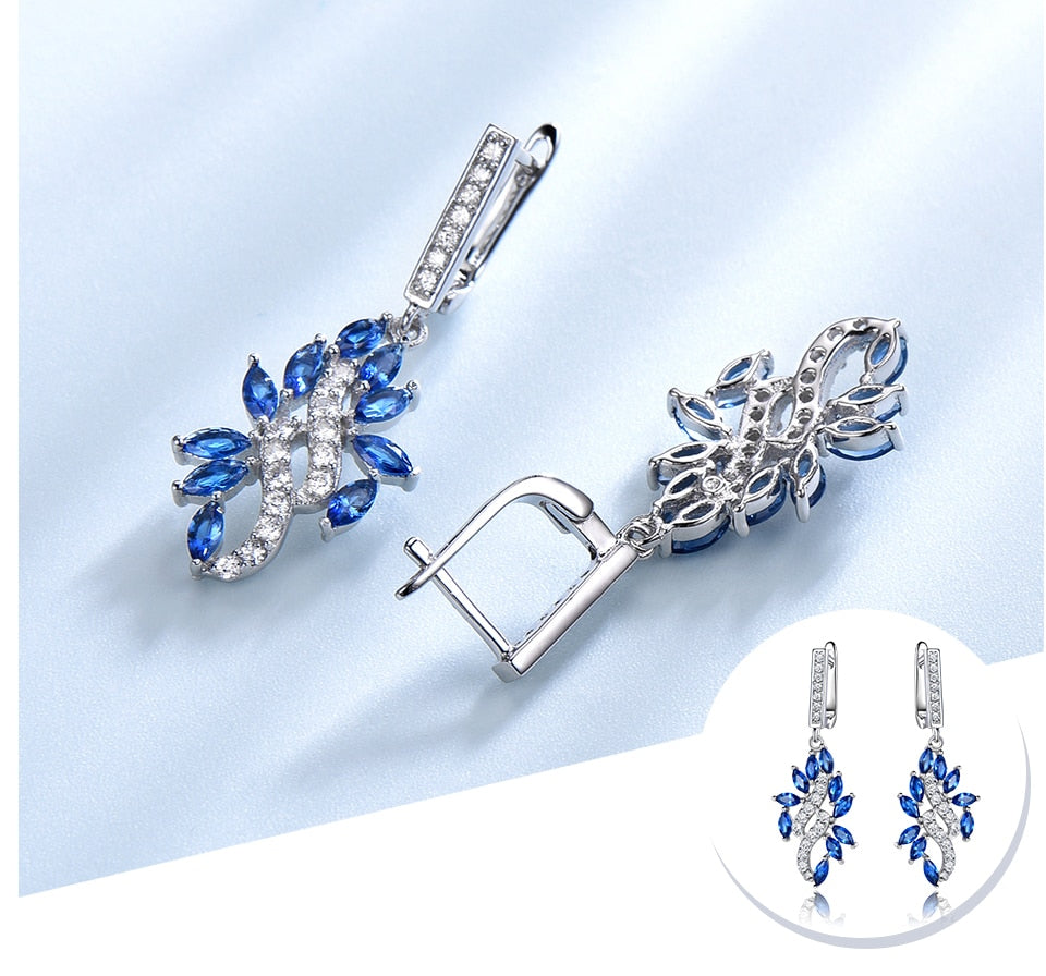 Clip Earrings Created  Gemstone