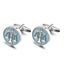 Cufflinks Lepton Stainless Steel Round