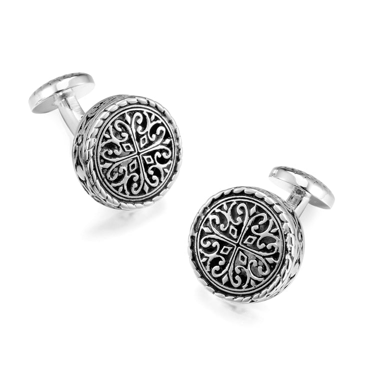 Hot Round Vintage Cufflinks For Mens