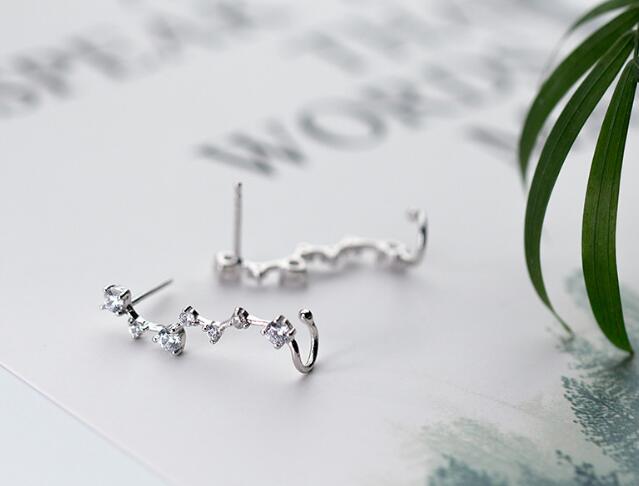 Stone Climber Cuff Clip Earrings
