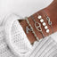 r Women Handmade Round Braclets