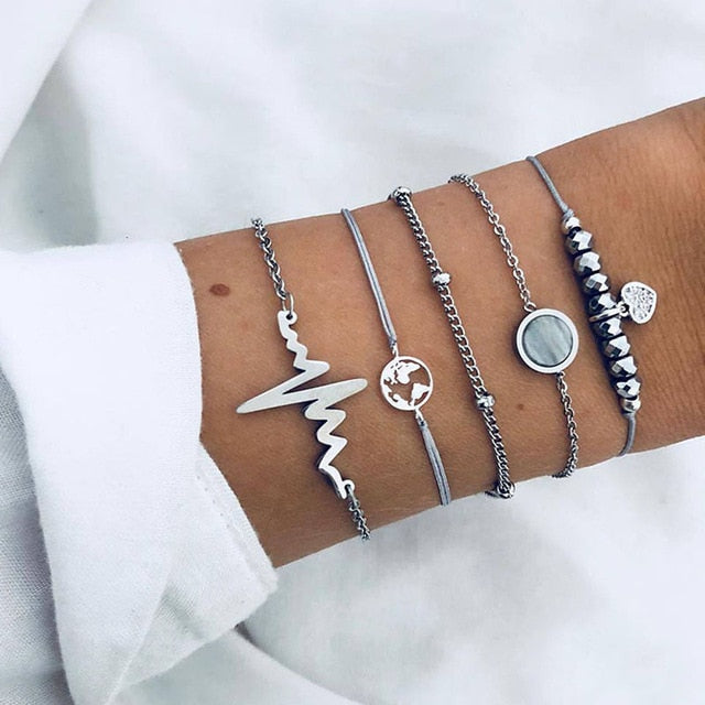 r Women Handmade Round Braclets