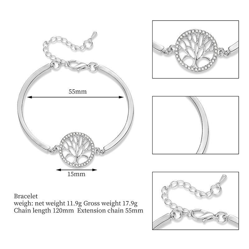 Tree Of Life Chain Bracelet