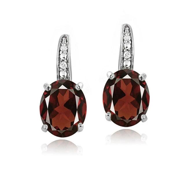 Gemstone Wedding Earrings