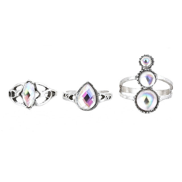 Stone Metalic Fashion Finger Rings