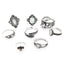 Stone Metalic Fashion Finger Rings