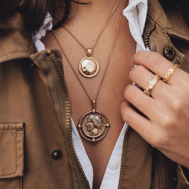 Double-Layer Necklace Retro