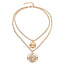 Double-Layer Necklace Retro