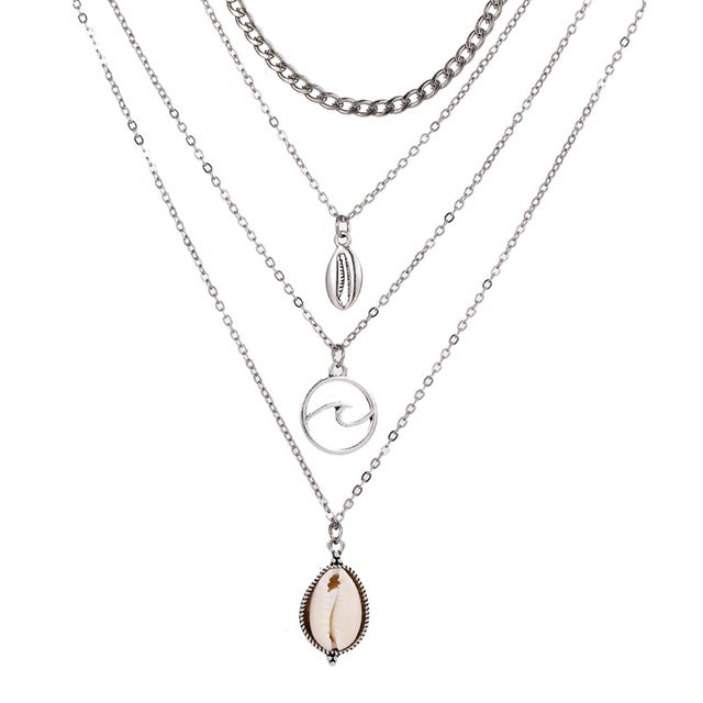 Double-Layer Necklace Retro