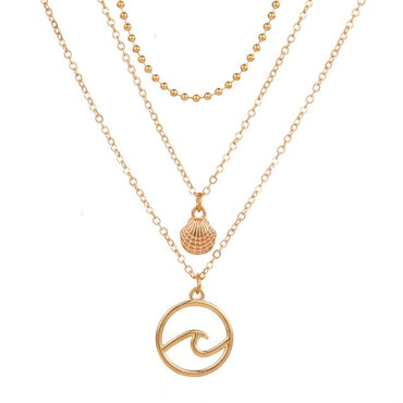 Double-Layer Necklace Retro