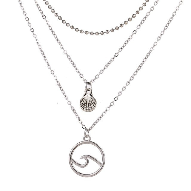 Double-Layer Necklace Retro