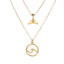 Double-Layer Necklace Retro