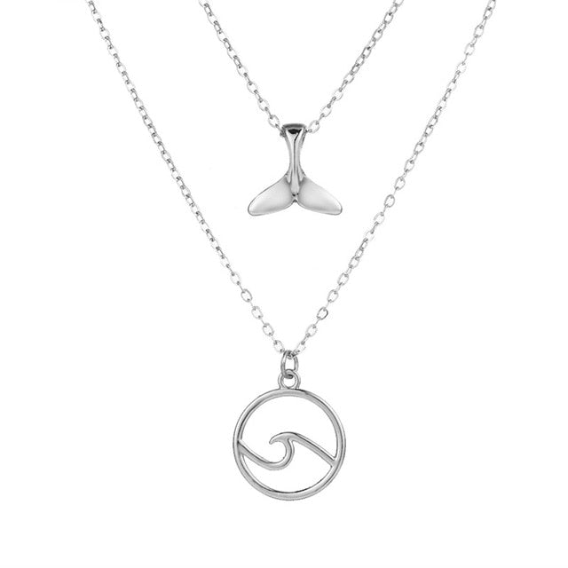 Double-Layer Necklace Retro