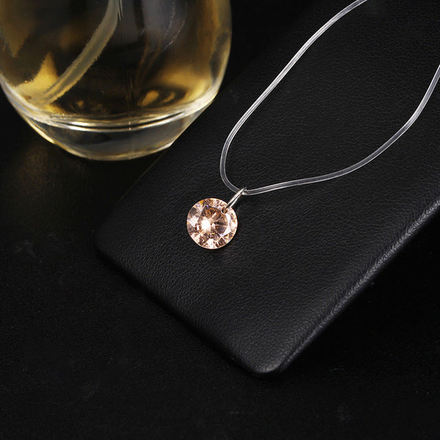 Transparent Fishing line Invisible Necklace
