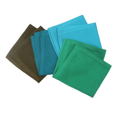 Solid Knit Pocket Square For Men