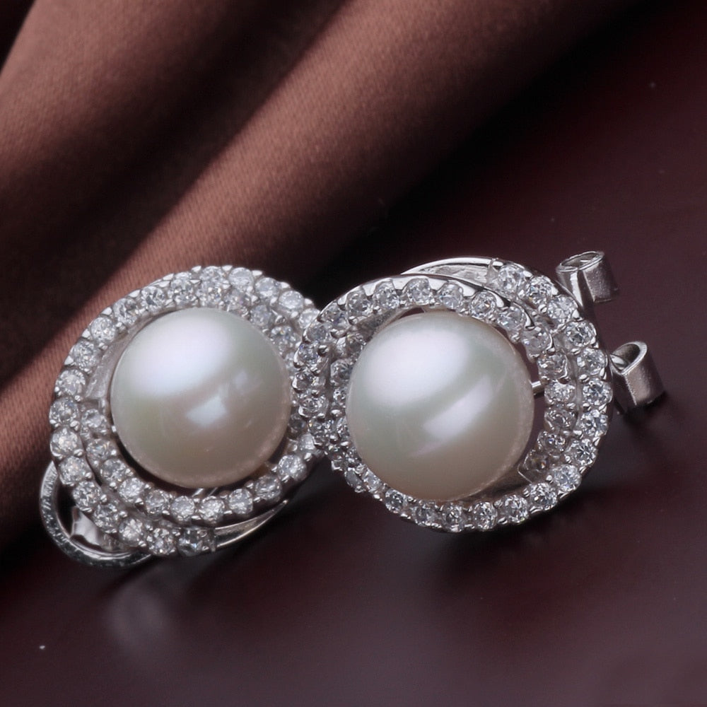 Natural Pearl Earrings