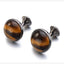 Tiger-Eye Stone Cufflinks for Mens