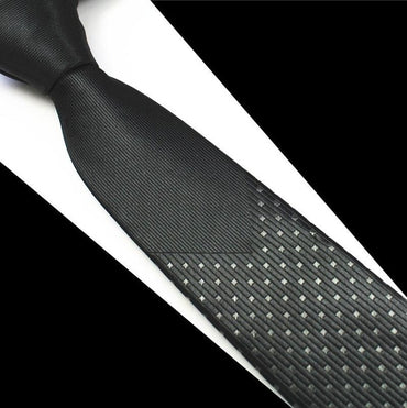Man Floral Dot Slim Tie