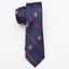 Men Skinny Polyester Tie