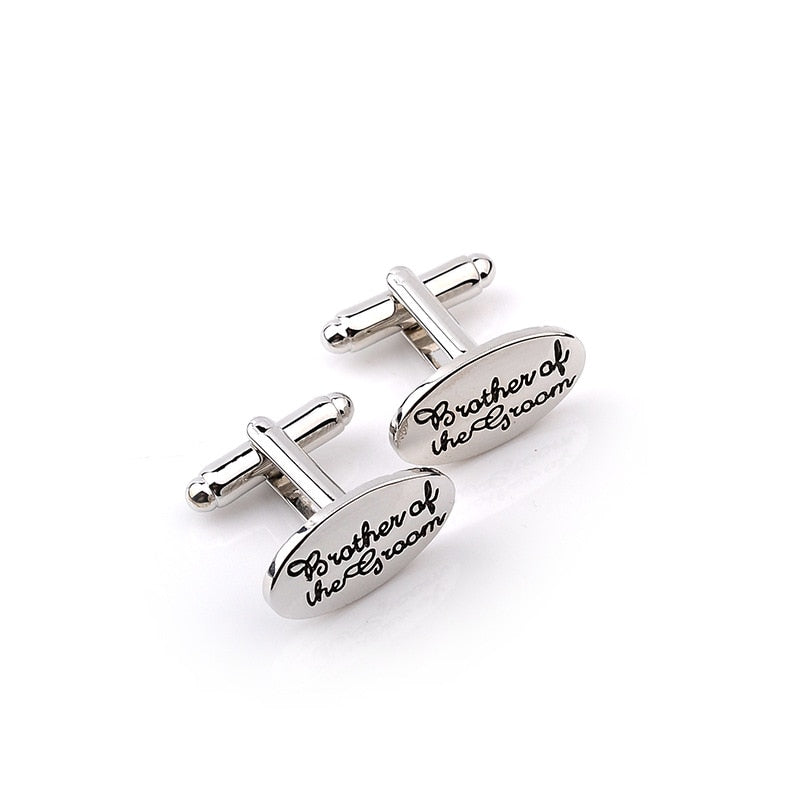Oval Wedding Jewelry Cufflinks