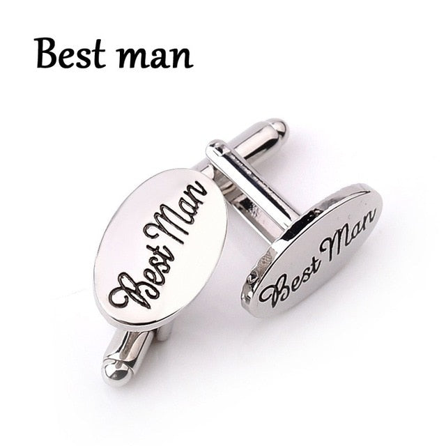 Oval Wedding Jewelry Cufflinks