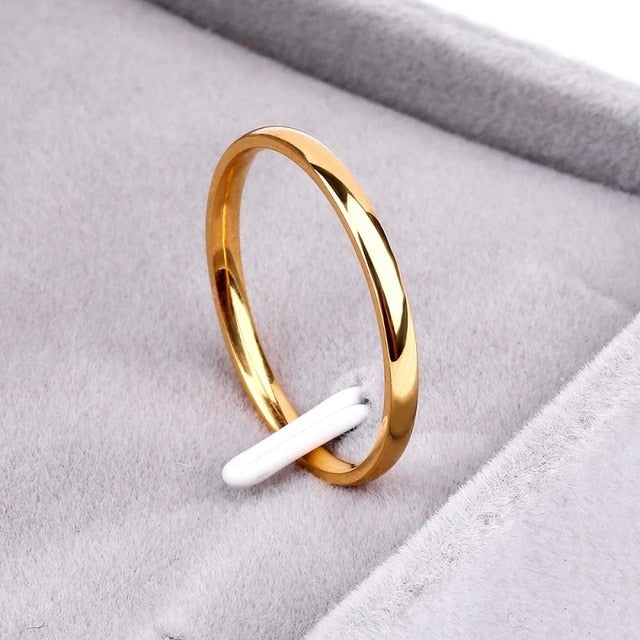 Anti-allergy Smooth  Rings