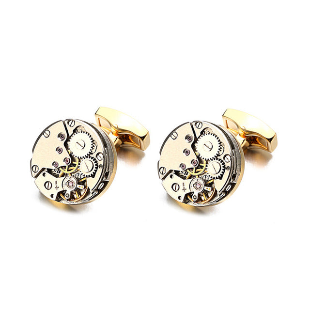 immovable Stainless Steel Cuff links