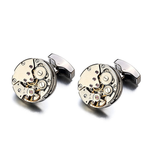 immovable Stainless Steel Cuff links