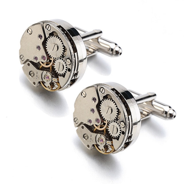 immovable Stainless Steel Cuff links
