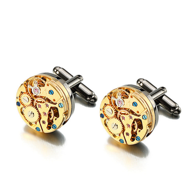 immovable Stainless Steel Cuff links