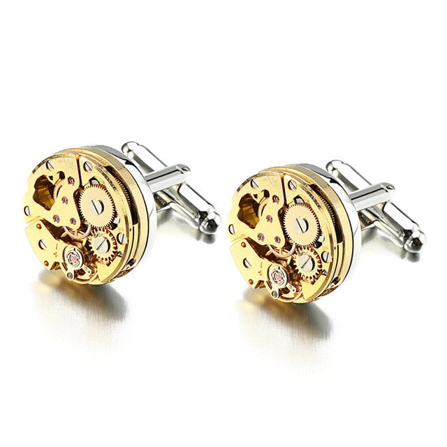 immovable Stainless Steel Cuff links