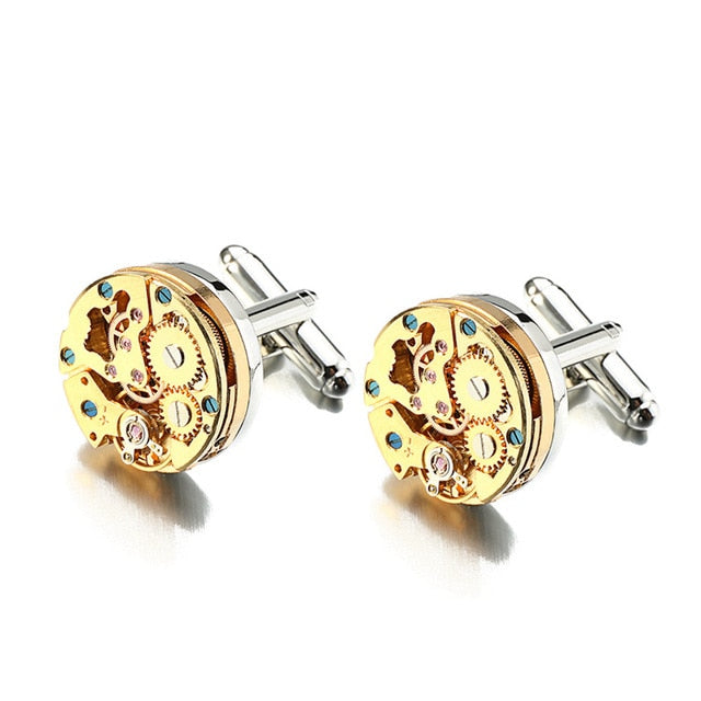 immovable Stainless Steel Cuff links