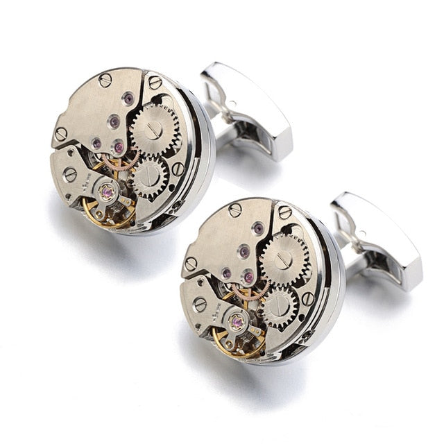 immovable Stainless Steel Cuff links