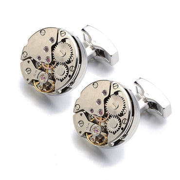 immovable Stainless Steel Cuff links
