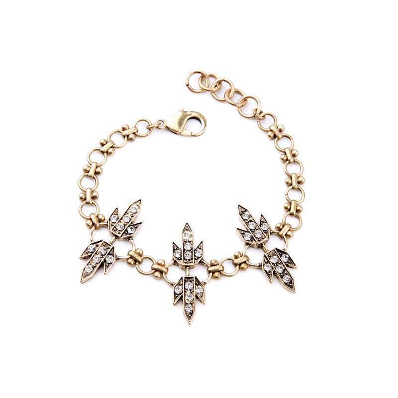 Geometric Retro Antique Charms Bracelet