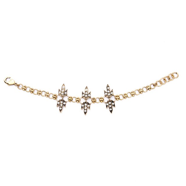 Geometric Retro Antique Charms Bracelet