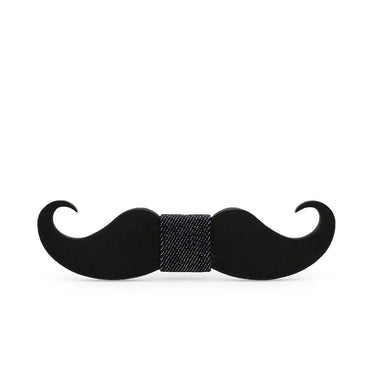 Handmade Mustache Wooden Bow Tie