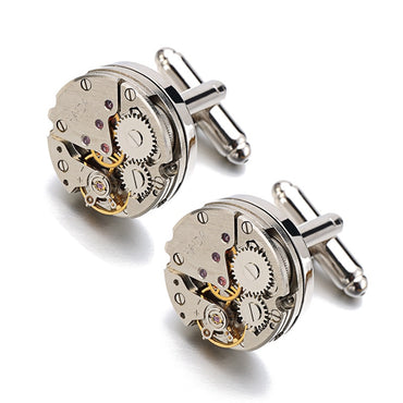 Cufflinks Stainless Steel Steampunk Gear