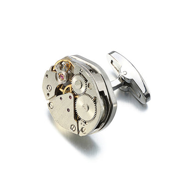 Cufflinks Stainless Steel Steampunk Gear