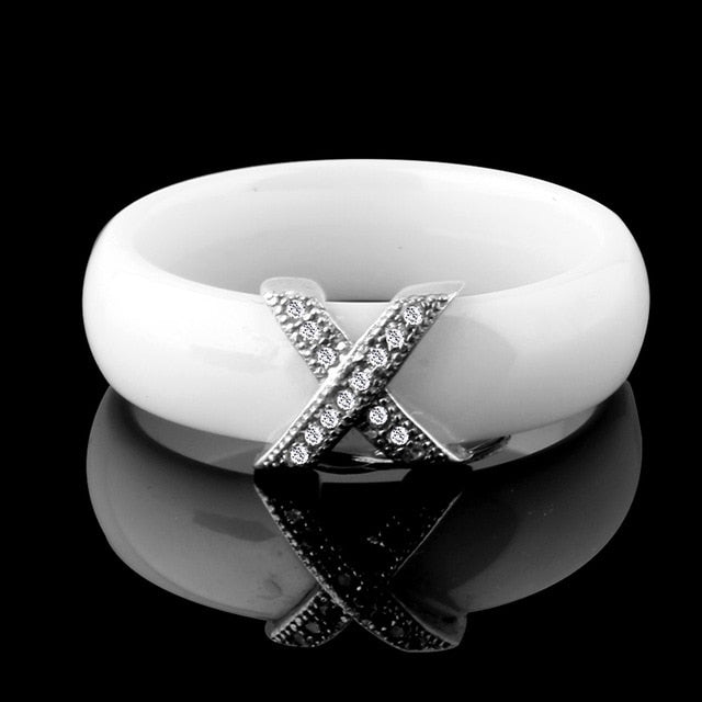 Cross Ceramic Rings