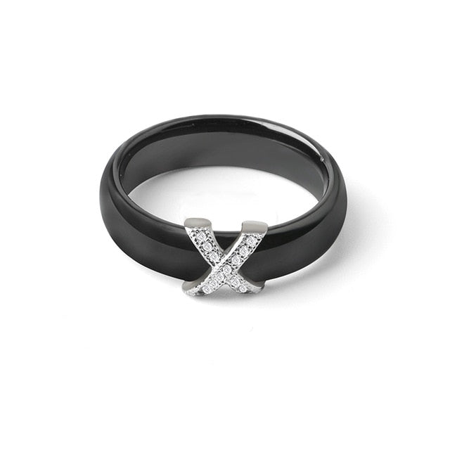 Cross Ceramic Rings