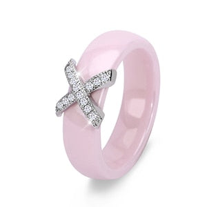 Cross Ceramic Rings