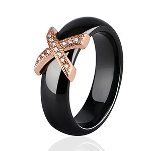 Cross Ceramic Rings