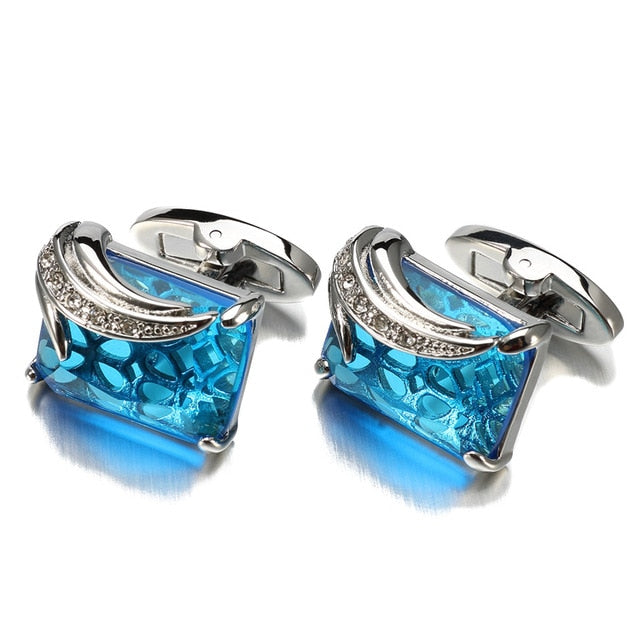 High Quality Glass Cufflinks