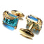 High Quality Glass Cufflinks