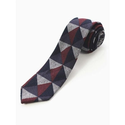 High Quality Plaid Solid  Tie