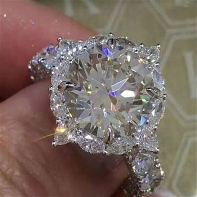 Round Shape Cubic Ring