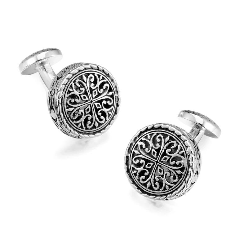 Hot Round Vintage Cufflinks For Mens