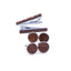 Men Vintage Wood Alloy Copper  Pin